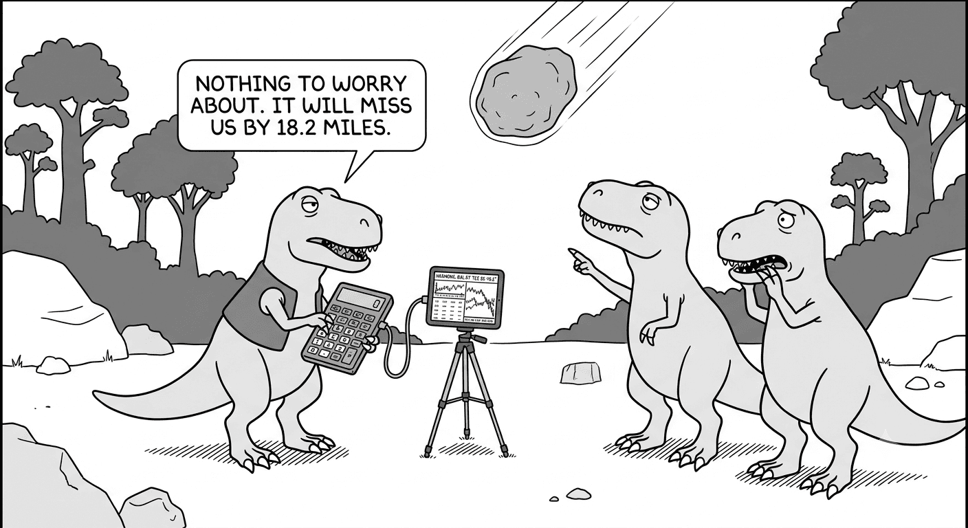Precise. Confident. Extinct.