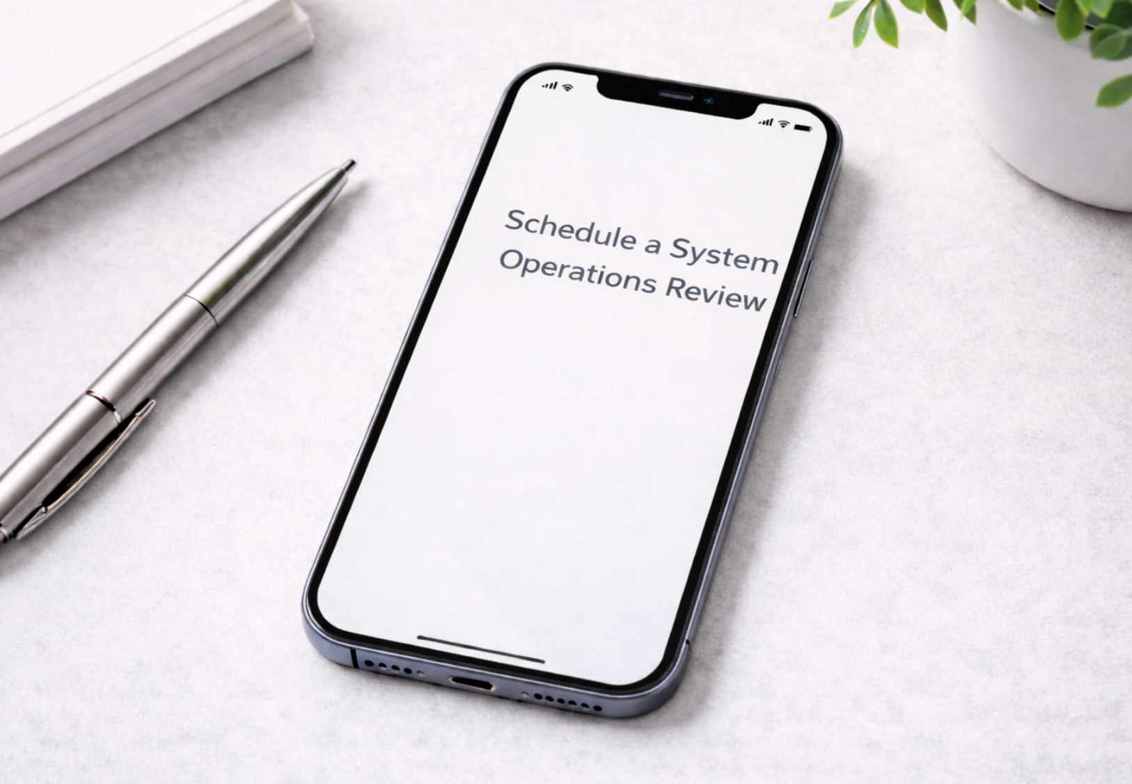 Schedule a System Operations Review